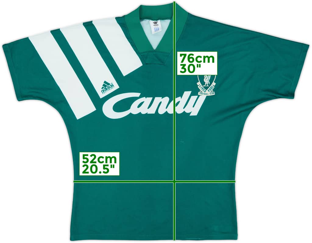 1991-92 Liverpool Away Shirt - 8/10 - (M)