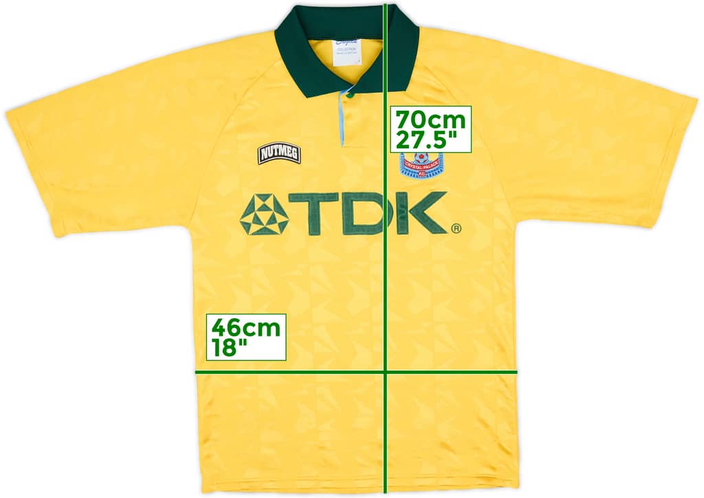1994-96 Crystal Palace Away Shirt - 8/10 - (S)