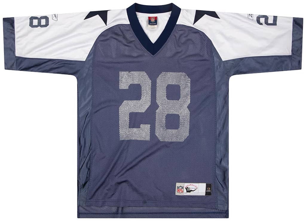 2004 Dallas Cowboys Woodson #28 Reebok Throwback Jersey (Alternate) L