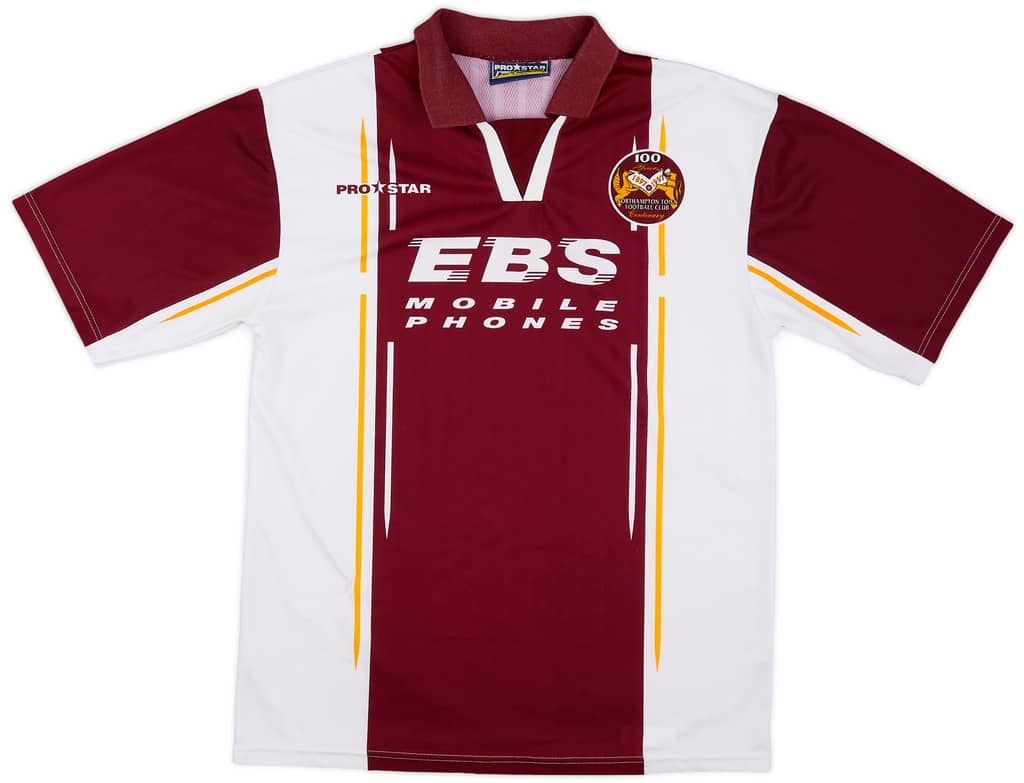 1997-98 Northampton Centenary Home Shirt - 9/10 - (M)