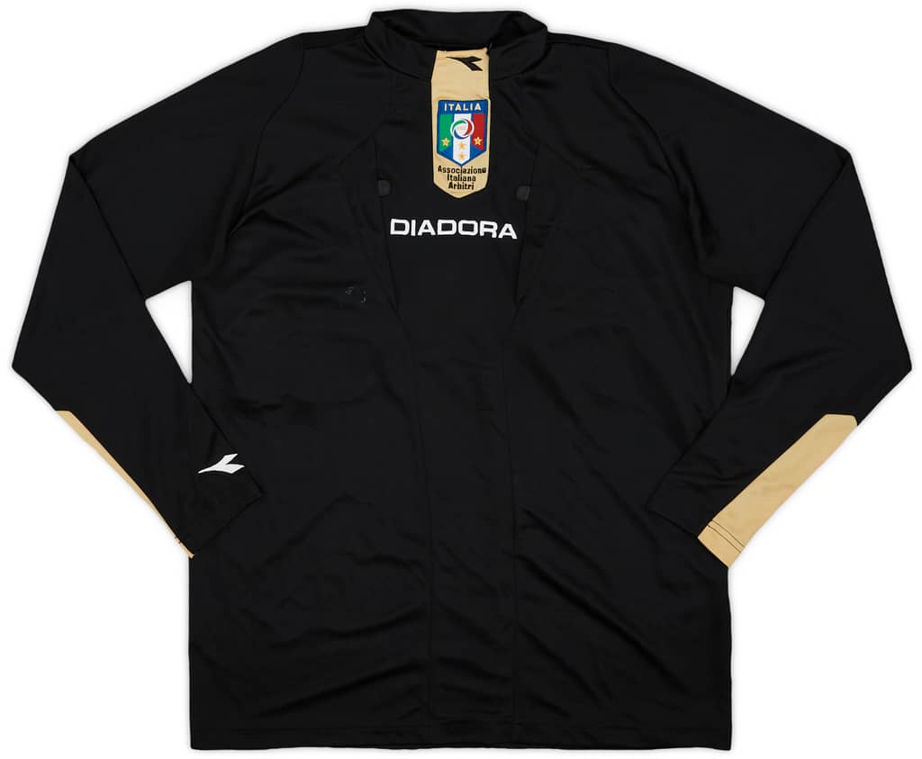 2007-09 Italy Diadora Referee L/S Shirt - 7/10 - (S)