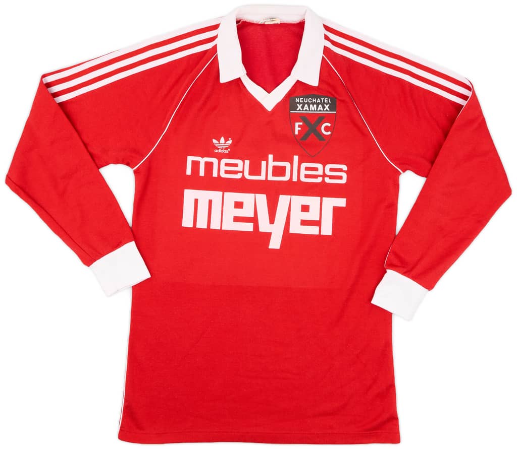 1980-82 Neuchatel Xamax Home L/S Shirt - 8/10 - (L)