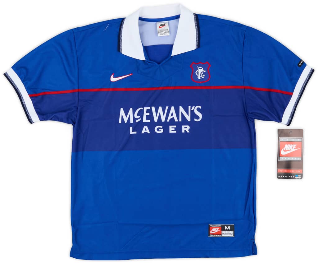 1997-99 Rangers Home Shirt Gascoigne #8 (M)
