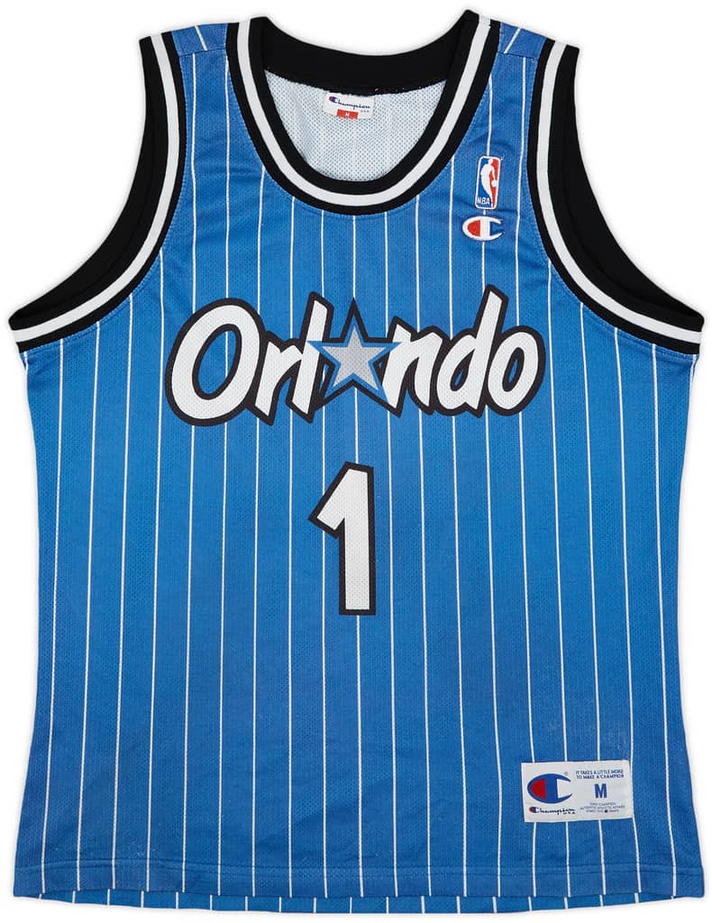 1994-98 Orlando Magic A.Hardaway #1 Champion Away Jersey - 8/10 - (M)