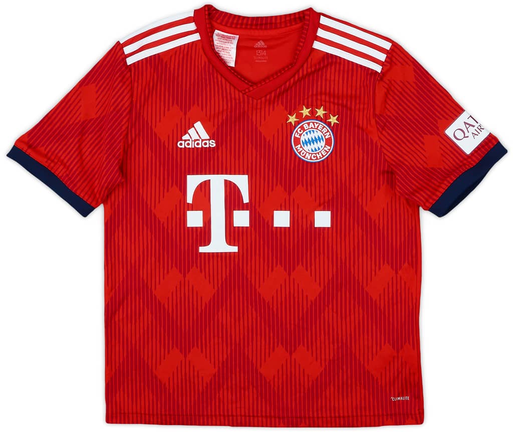 2018-19 Bayern Munich Home Shirt - 9/10 - (L.Boys)