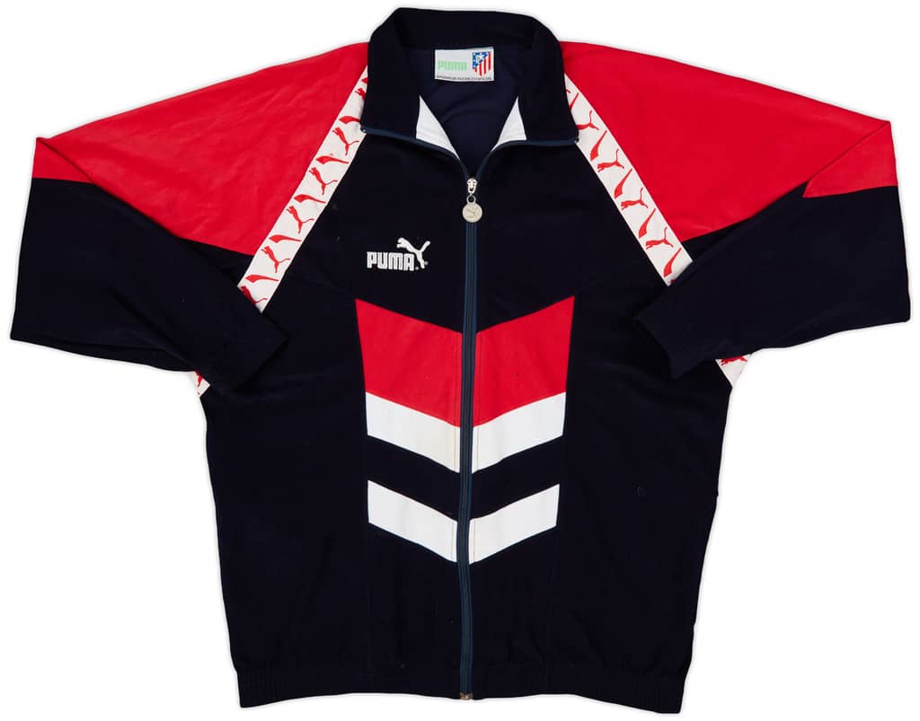 1996-98 Atletico Madrid Puma Track Jacket - 6/10 - (XL)
