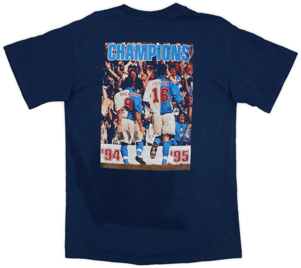 1994-95 Blackburn Rovers "Strikeforce Premier League Champions" Graphic Tee - 6/10 - (M)