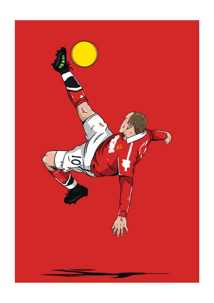 Rooney Legends A3 Print/Poster