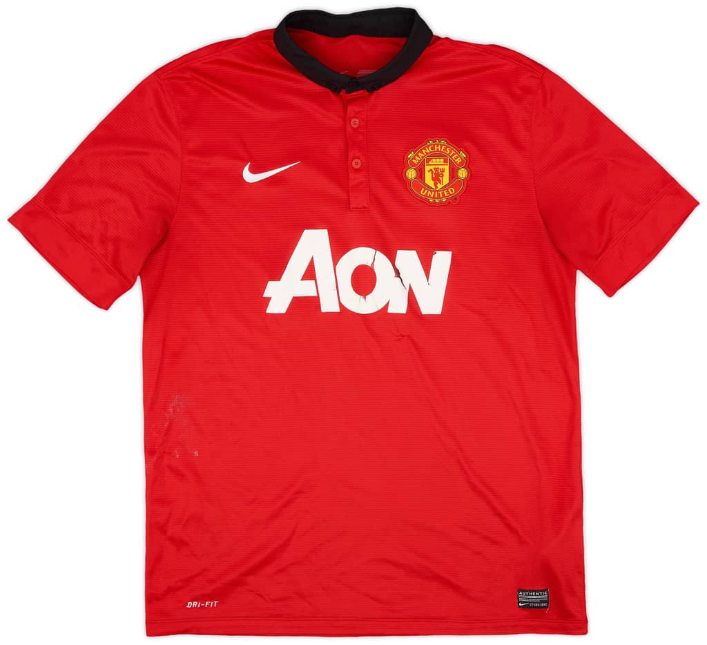 2013-14 Manchester United Home Shirt - 4/10 - (L)