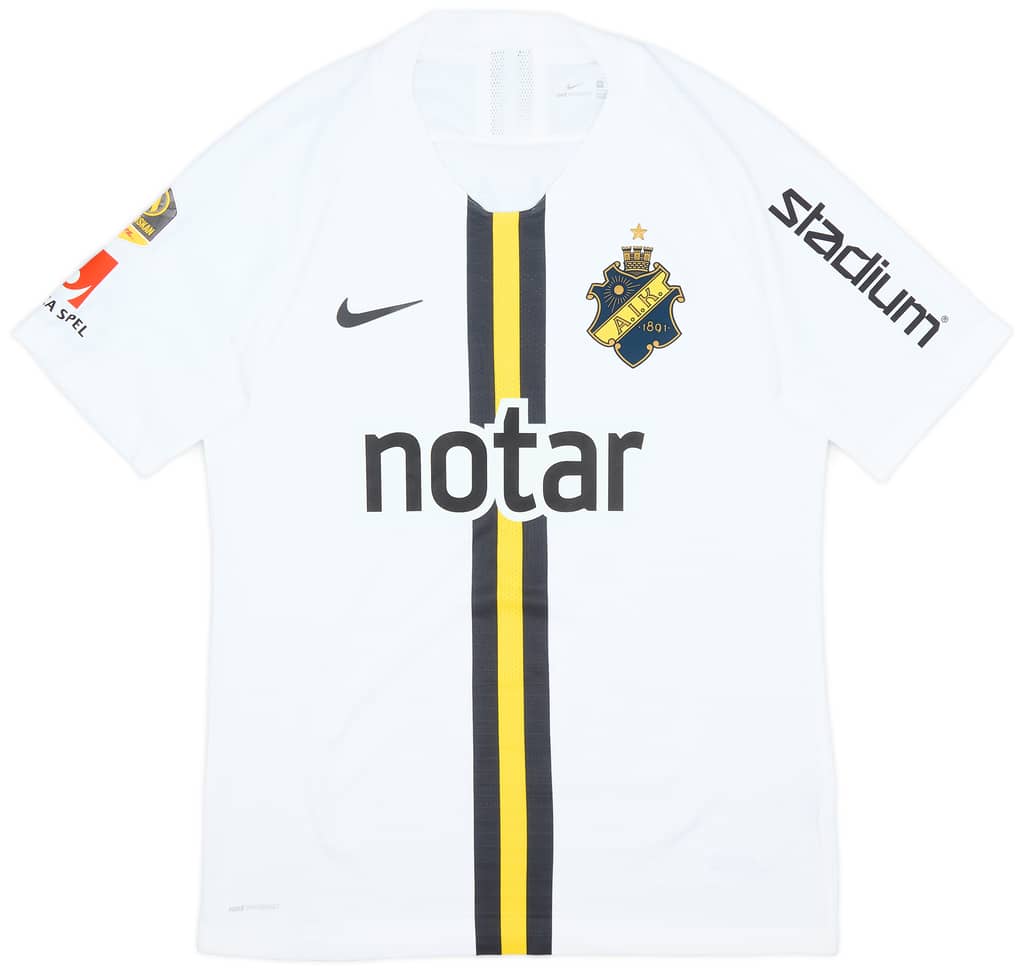 2019 AIK Match Issue Away Shirt Ben Lamin #17