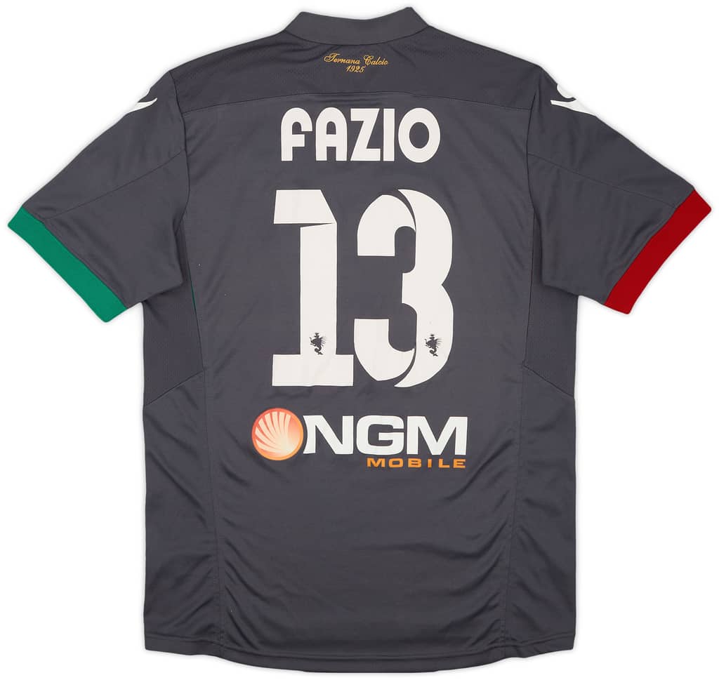 2012-13 Ternana Third Shirt Fazio #13 - 8/10 - (L)
