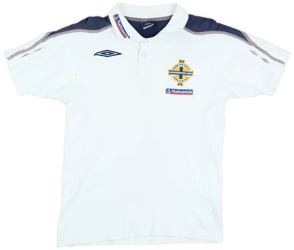 2005-06 Northern Ireland Umbro Polo Shirt - 8/10 - (S)