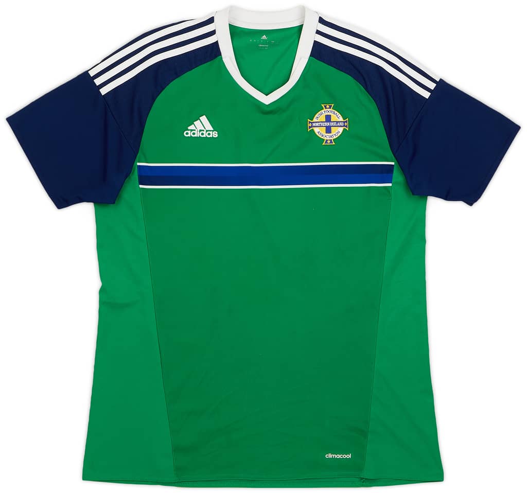 2016-17 Northern Ireland Home Shirt - 9/10 - (L)