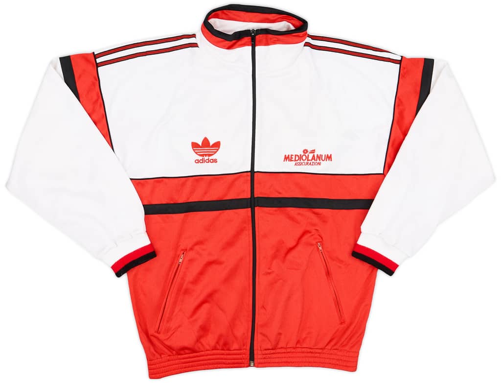 1990-92 AC Milan adidas Track Jacket - 5/10 - (M)
