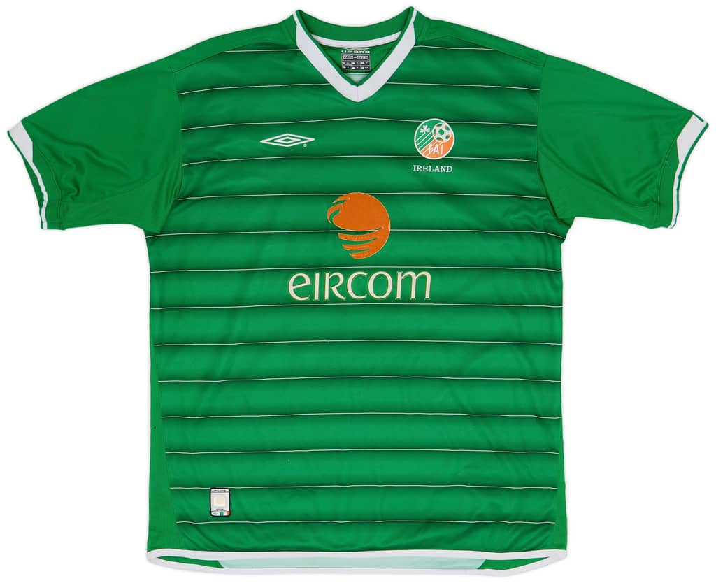 2003-04 Ireland Home Shirt Duff #9 - 7/10 - (XL)
