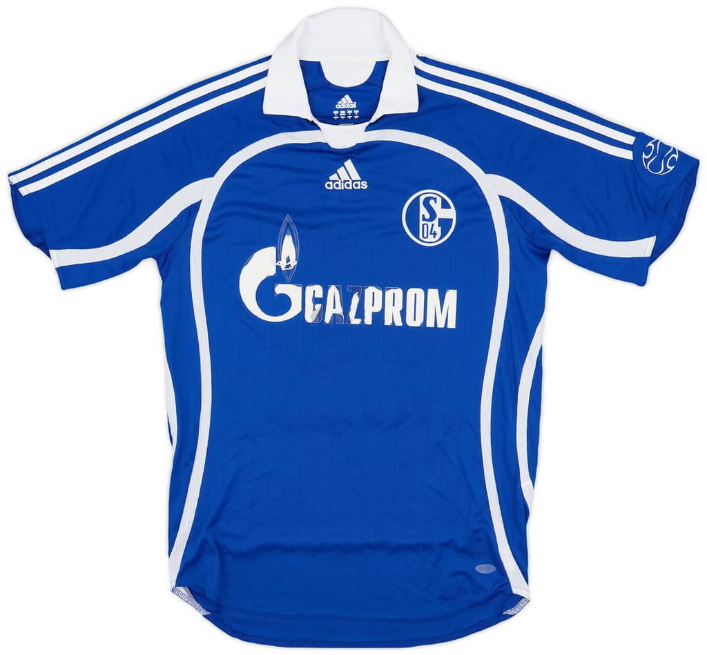 2007-08 Schalke Home Shirt Jones #13 - 5/10 - (S)