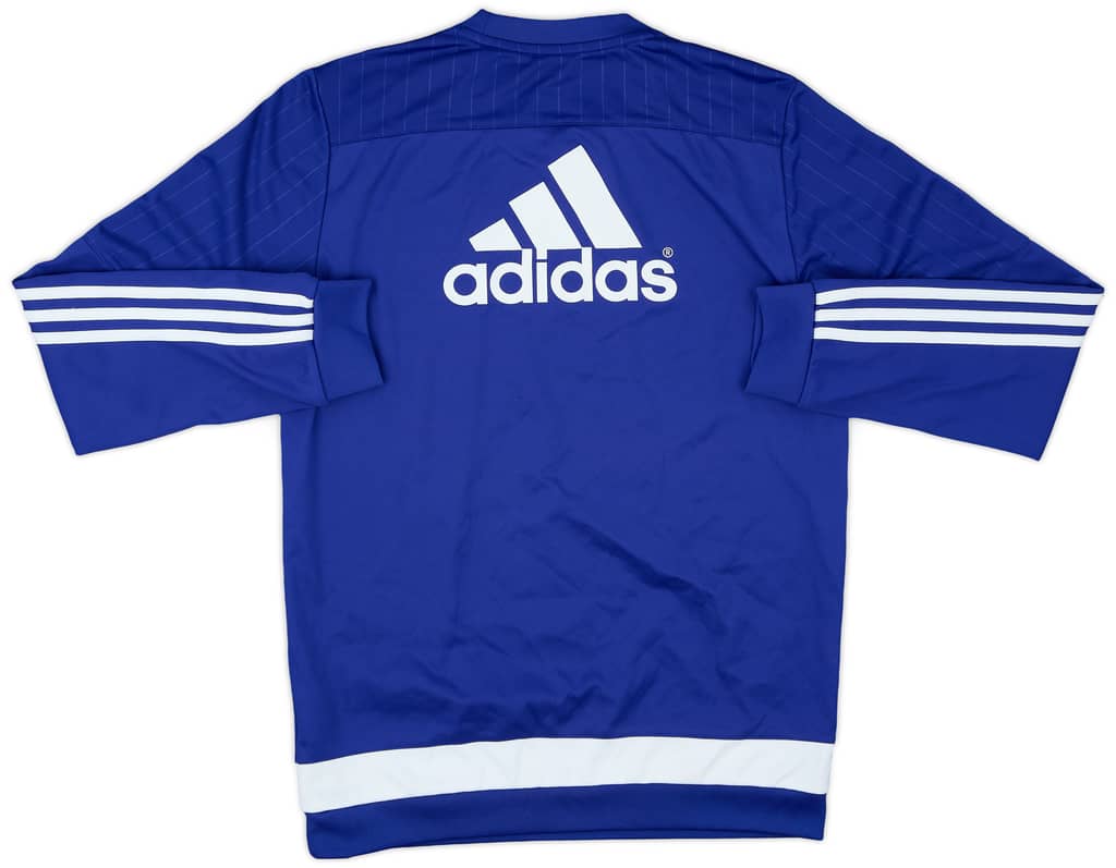2015-16 Chelsea adidas Sweat Top - 9/10 - (S)