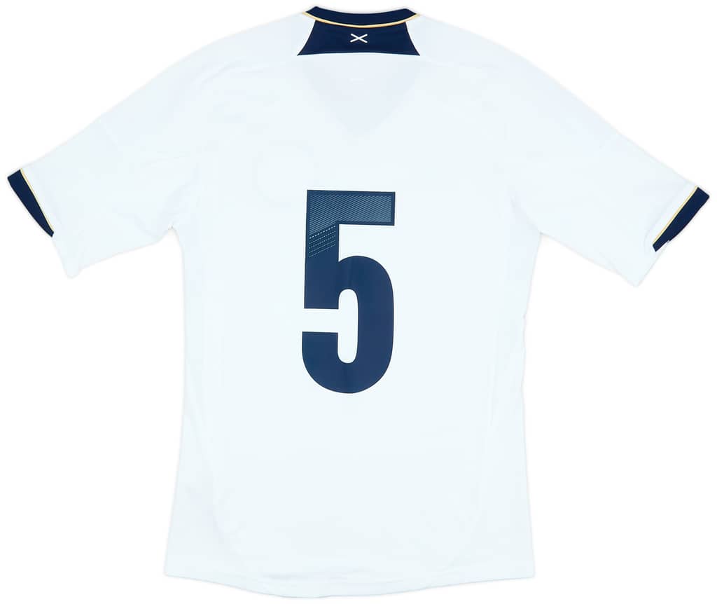 2012-14 Scotland Authentic Away Shirt #5 - 9/10 - (S)