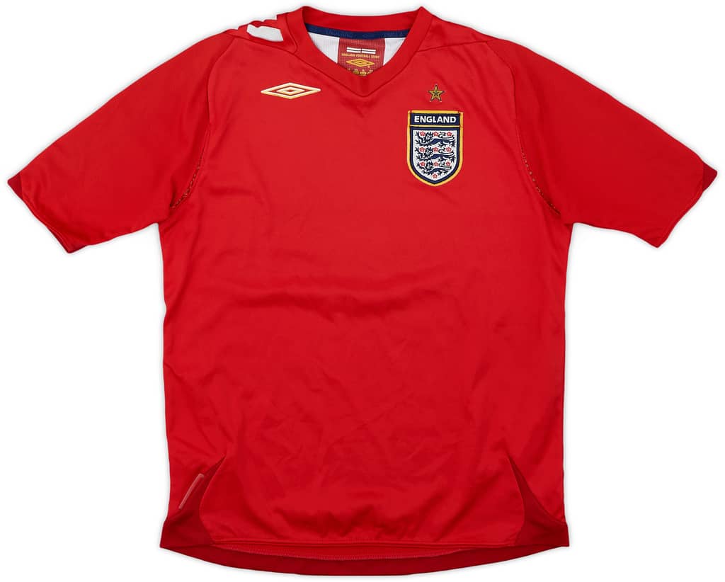 2006-08 England Away Shirt - 6/10 - (L.Boys)