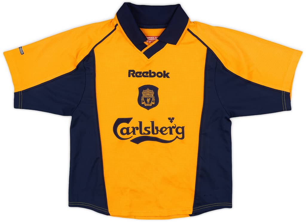 2000-02 Liverpool Away Shirt Barmby #20 - 9/10 - (S.Boys)