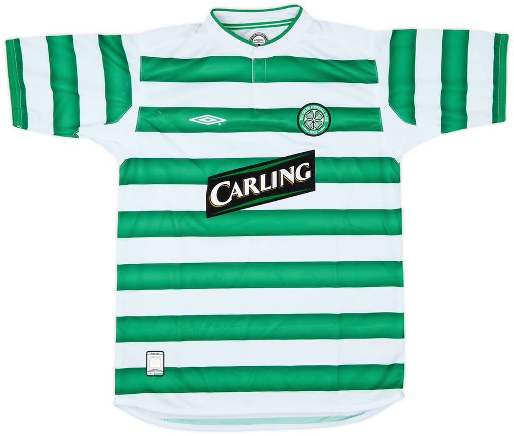 2003-04 Celtic Home Shirt - 7/10 - (XL.Boys)
