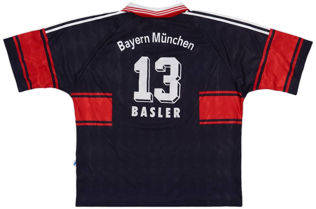 1997-99 Bayern Munich Home Shirt Basler #13 - 7/10 - (XXL)