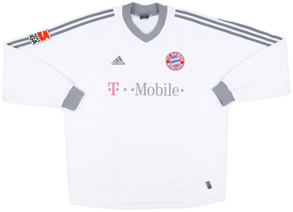 2002-03 Bayern Munich Away L/S Shirt Salihamidzic #20 - 6/10 - (XL)