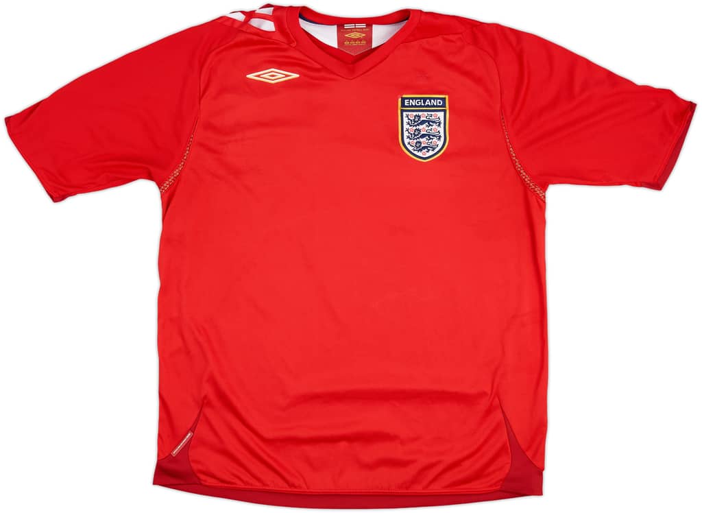 2006-08 England Away Shirt - 5/10 - (XL)