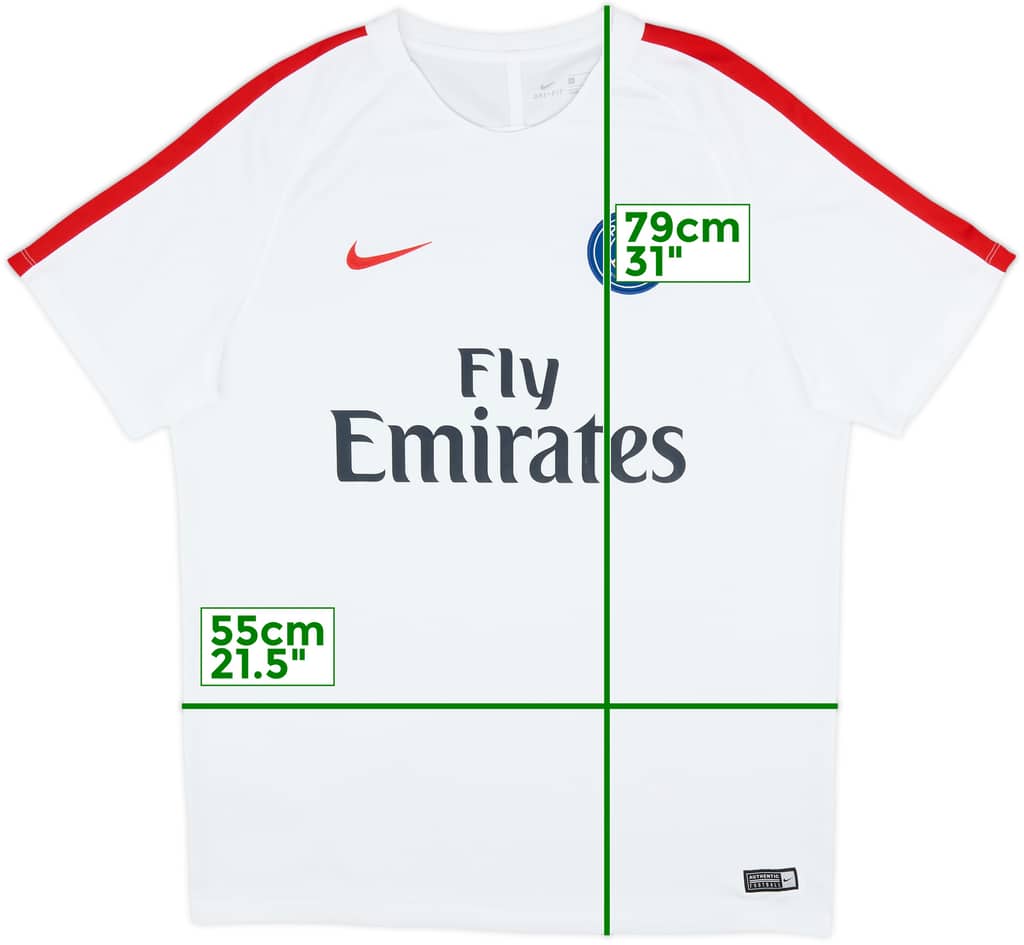 2016-17 Paris Saint-Germain Nike Training Shirt - 9/10 - (XL)