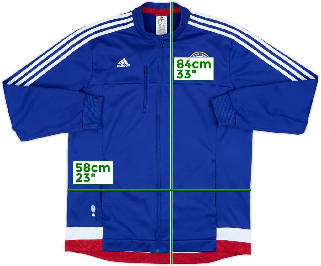 2015-16 Chelsea adidas Track Jacket - 8/10 - (XL)