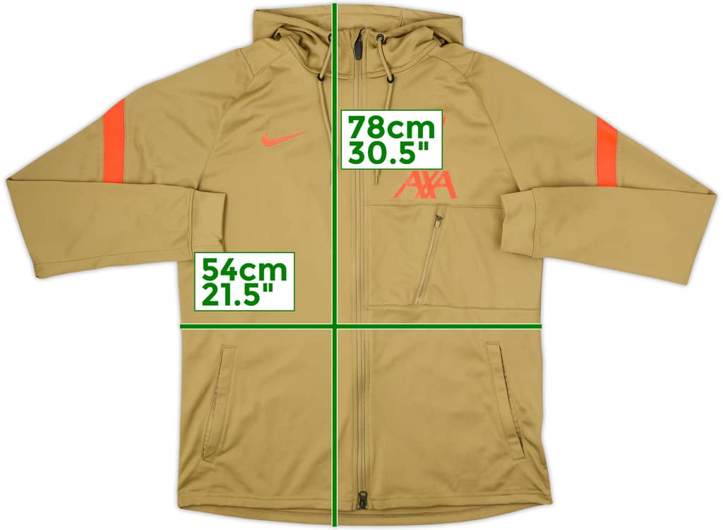2021-22 Liverpool Nike Hooded Track Jacket - 8/10 - (L)