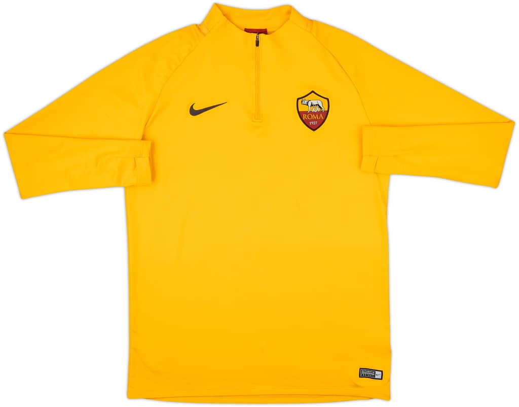 2020-21 Roma Nike 1/4 Zip Drill Top - 9/10 - (L)