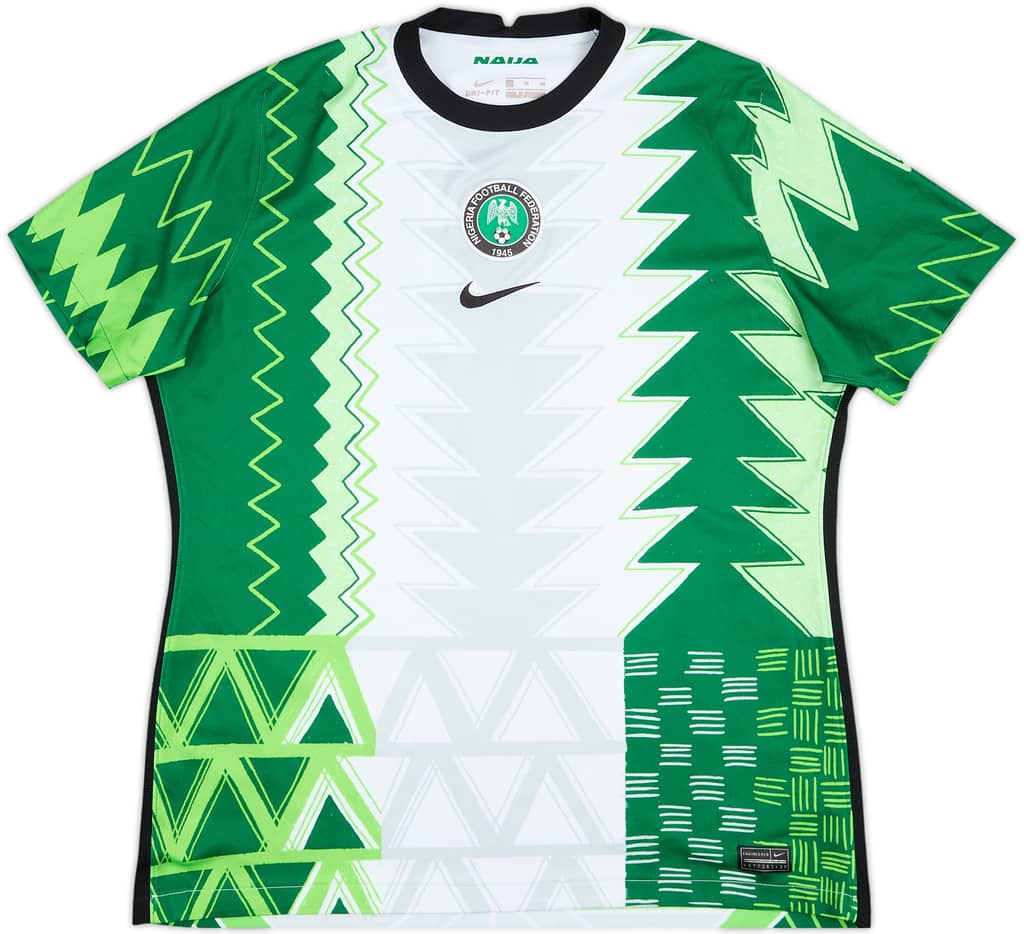 2020-21 Nigeria Home Shirt - 7/10 - (XL.Boys)