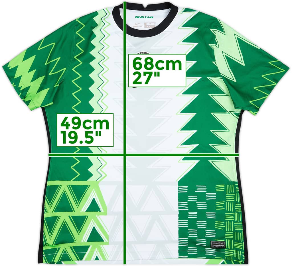 2020-21 Nigeria Home Shirt - 7/10 - (XL.Boys)