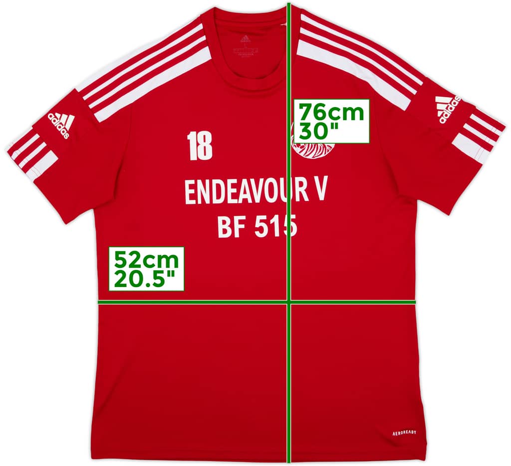 2021-22 adidas Template Shirt #18 - 9/10 - (L)