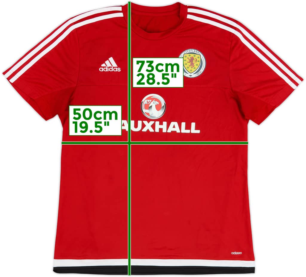 2015-16 Scotland adizero Training Shirt - 6/10 - (L)