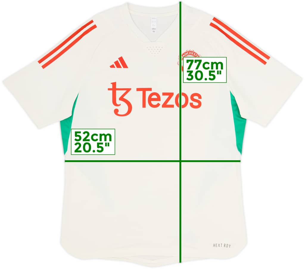 2023-24 Manchester United adidas Training Shirt - 8/10 - (L)