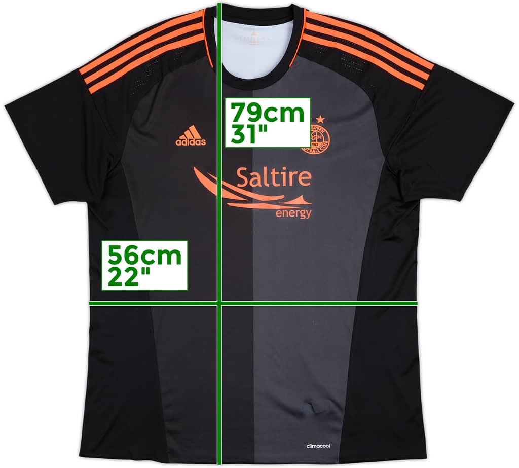 2016-17 Aberdeen Away Shirt - 8/10 - (XL)