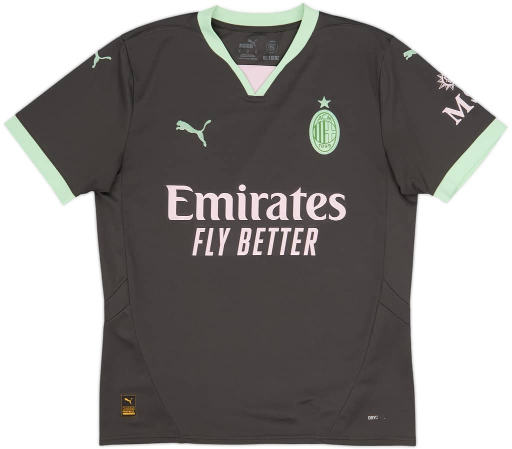 2024-25 AC Milan Third Shirt - 8/10 - (M)