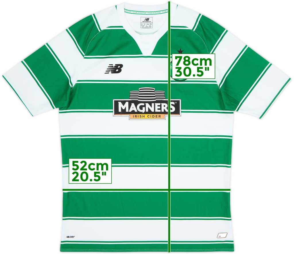 2015-16 Celtic Home Shirt - 8/10 - (L)
