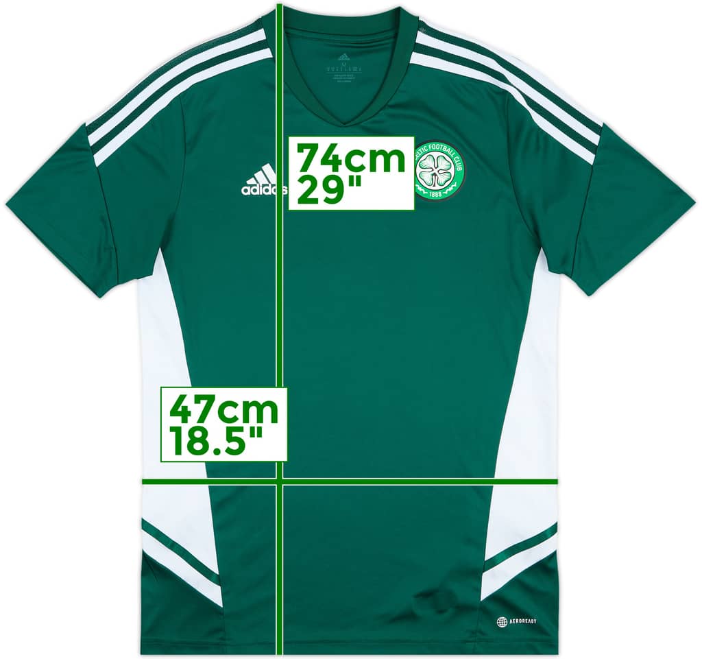 2022-23 Celtic adidas Training Shirt - 9/10 - (M)