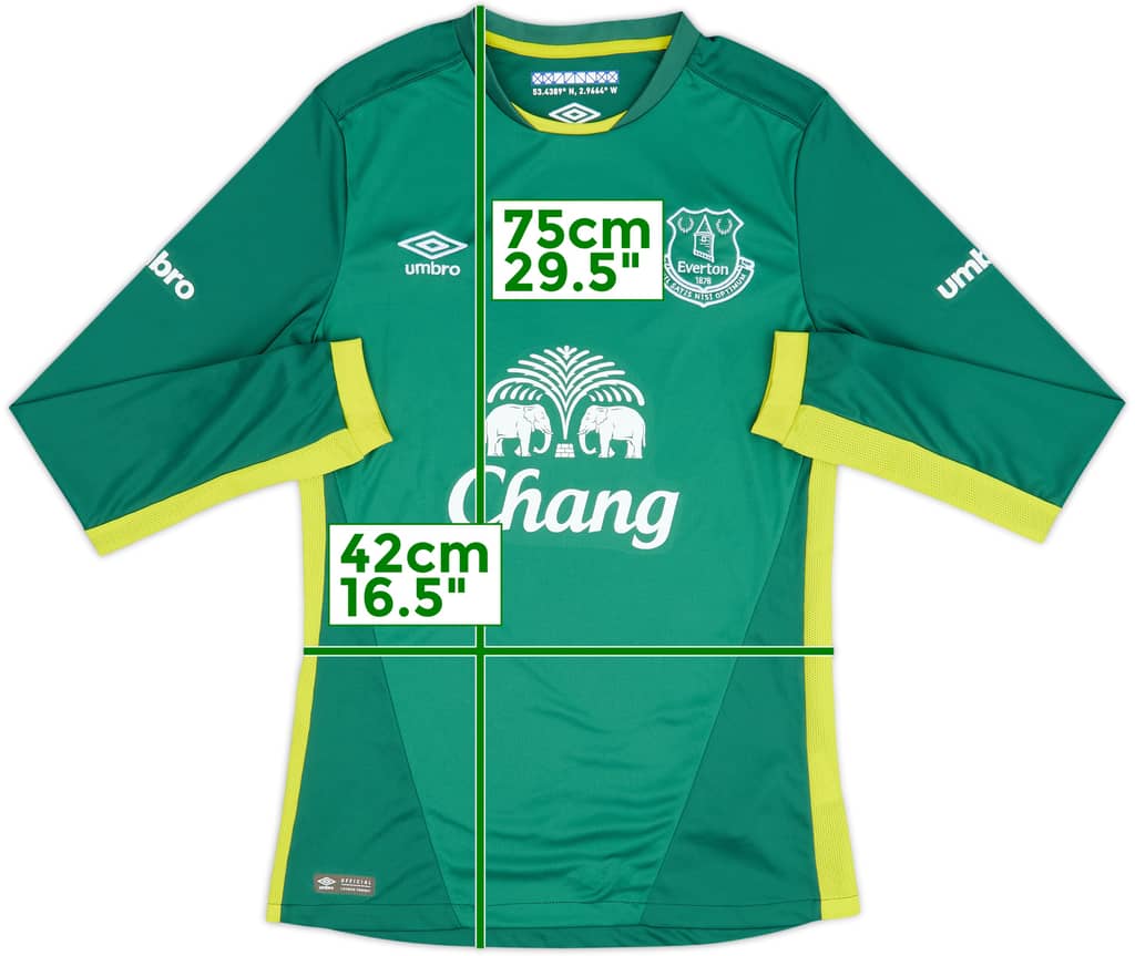 2016-17 Everton GK Shirt - 8/10 - (S)