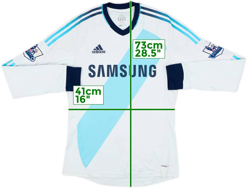 2012-13 Chelsea Away L/S Shirt - 5/10 - (S)