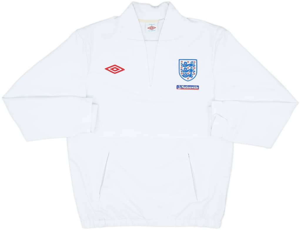 2010-11 England Player Issue Umbro Drill Top - 8/10 - (M)