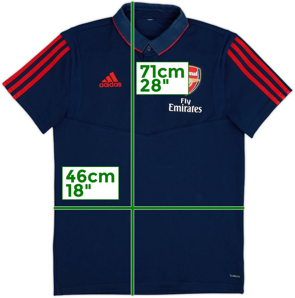 2019-20 Arsenal adidas Polo Shirt - 8/10 - (S)