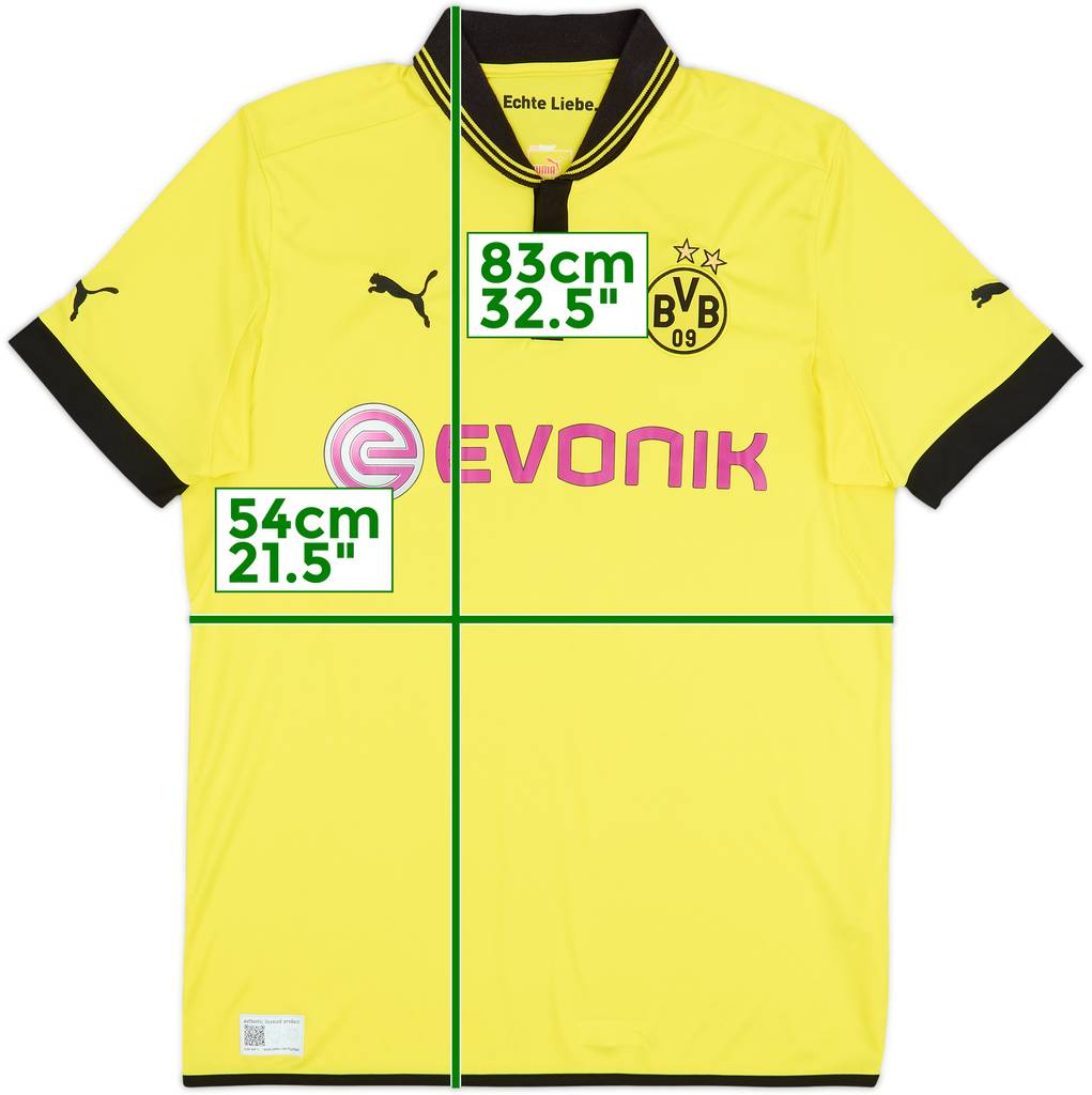 2012-13 Borussia Dortmund Home Shirt - 8/10 - (XL)