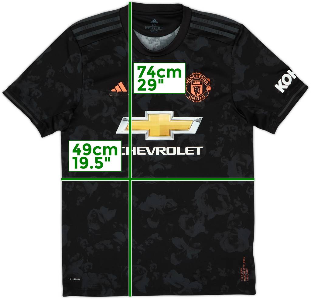 2019-20 Manchester United Third Shirt - 4/10 - (M)