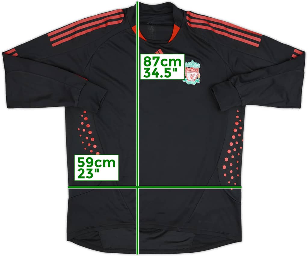 2008-09 Liverpool Player Issue GK Shirt - 5/10 - (XL)