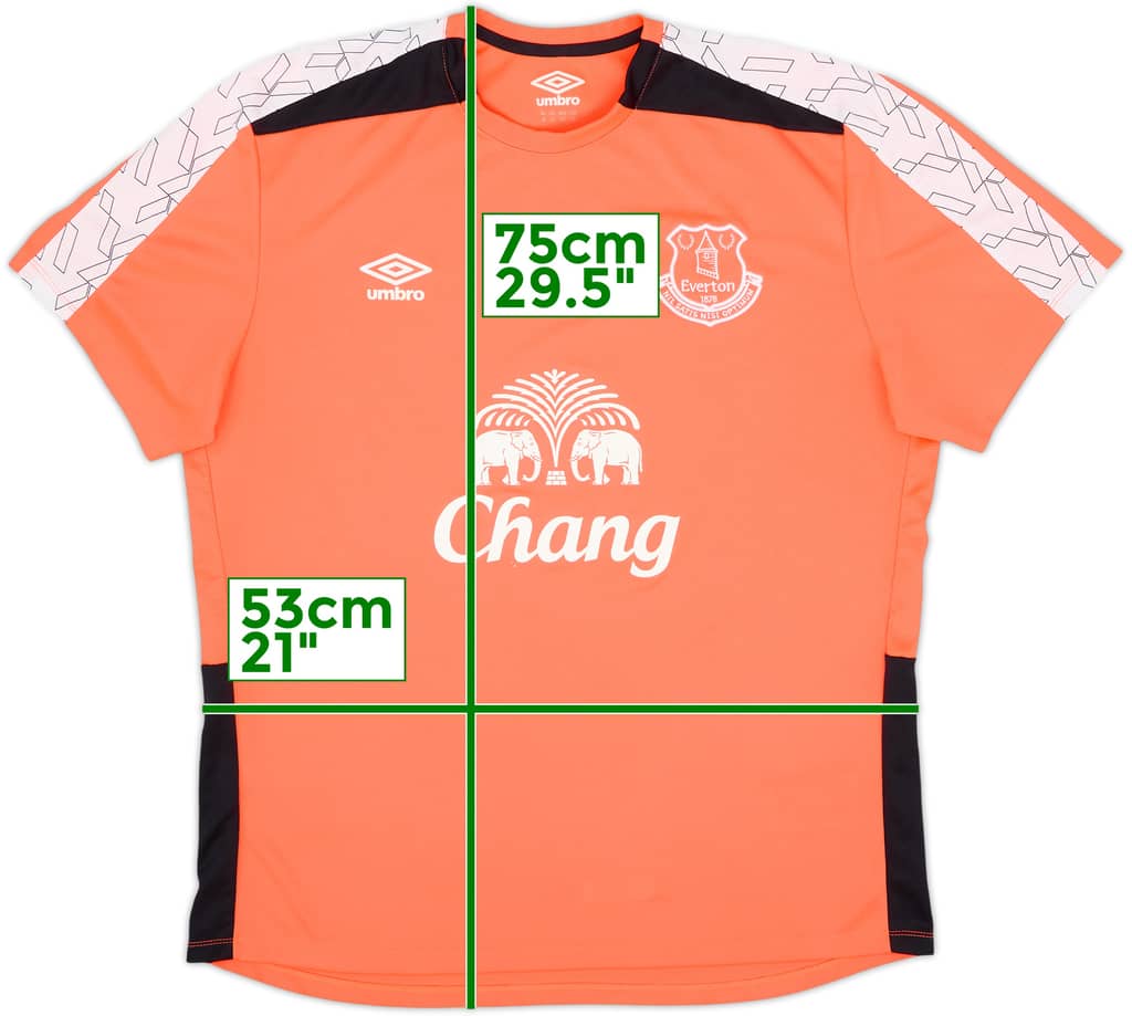 2015-16 Everton Umbro Training Shirt - 8/10 - (XL)