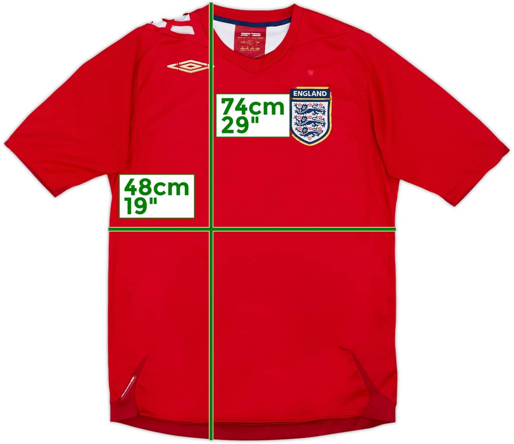 2006-08 England Away Shirt - 4/10 - (M)